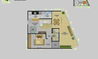 Imagem: Apartamento à venda 1 Quarto, 45M², Praia