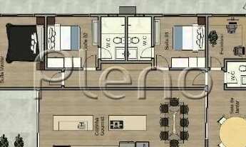 Imagem 3: Casa à venda em condomínio no Bairro Parque Brasil - Paulínia/Sp