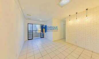 Imagem 2: Alugo apartamento nascente no edf Cap de Vile, c/ 70 mts, 2 quartos (1ste c/ closet) + vag