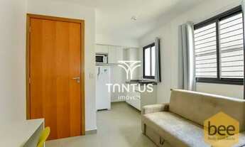 Imagem 3: Apartamento com 1 dormitório para alugar, 21 m² por R$ 1.343,38/mês - Bacacheri - Curitiba