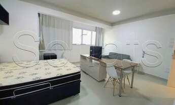 Imagem 3: Flat mobiliado próximo da Avenida Paulista com 26m² 1 dormitório 1 vaga para locação na Co