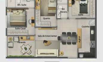 Imagem 2: Apartamento 3 quartos em Praia da Costa