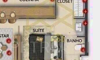 Imagem 2: Apartamento com 1 dormitório, 46 m² - venda por R$ 590.000,00 ou aluguel por R$ 4.410,00/m