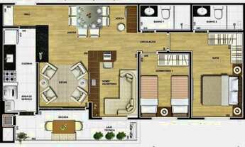 Imagem 2: Gleba Palhano Liberty 20 Andar 2 vagas