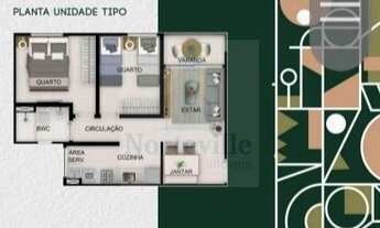 Imagem 2: VILLA ESMERALDA Apartamento com 2 dormitórios