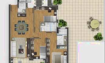 Imagem 3: Apartamento Garden para Venda em Curitiba, Juvevê, 3 dormitórios, 1 suíte, 4 banheiros, 2