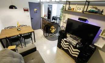 Imagem 3: Apartamento em Santos, no Marapé; 3 dormitórios; 2 banheiros; reformado; frente; 01 vaga R