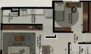 Imagem 6: Excelente apartamento de 2 dormitórios no JP Résidence com 70,93m² !!!!