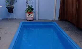 Imagem 3: Casa 2 quarta, área de churrasco e piscina