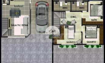 Imagem 3: SOBRADO à venda, 2 quartos, 1 suíte, 2 vagas, COQUEIRAL - CASCAVEL/PR