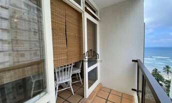 Imagem 5: Apartamento para locação anual em Pitangueiras, Guarujá/SP, sacada com vista mar, 2 dormit