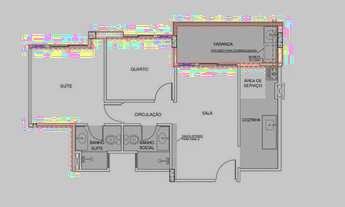 Imagem: Apartamento de 2 quartos no Contemporâneo