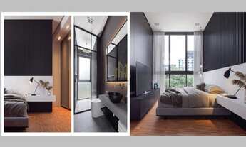 Imagem 3: Apartamento duplex 161,09m² 3 suítes, 3 vagas. 1? nível social com ampla sala para 2 ambie