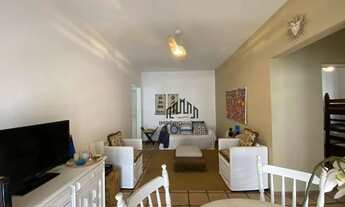 Imagem 3: Apartamento para locação anual em Pitangueiras, Guarujá/SP, sacada com vista mar, 2 dormit