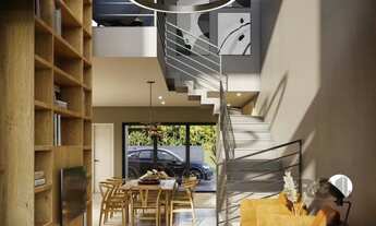 Imagem 7: Casa em condomínio com 3 dormitórios, 3 suítes, lareira, churrasqueira, pátio, 2 vagas de