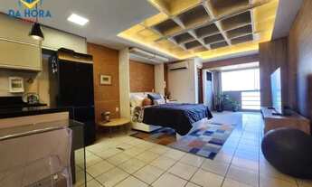 Imagem 4: Flat tipo Loft, mobiliado, varanda, vista mar e Morro do Careca