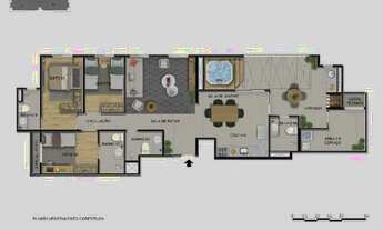 Imagem: Joeasilva - Cobertura Linear de 132m² com