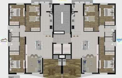 Imagem 5: Apartamento com 2 ou 3 dormitórios - 85M² a 115M² - Caraguatatuba, praia Martins de Sá