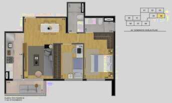 Imagem 3: Apartamento para venda com 60 metros quadrados com 2 quartos em Centro - Osasco - SP