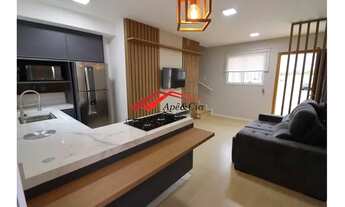 Imagem 2: Casa de condomínio sobrado para venda com 61 metros quadrados com 2 quartos