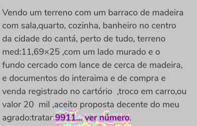 Imagem 2: Vende-se terreno no cantá