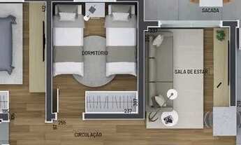 Imagem 4: Apartamento Garden com 2 dormitórios à venda, 110 m² por R$ 531.738 - Tingui - Curitiba/PR