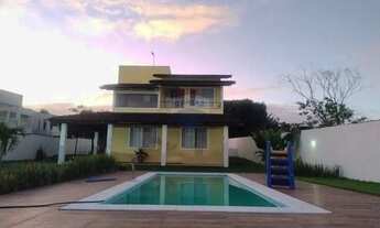 Imagem 2: Locação Casa em Busca Vida com 5 quartos sendo 4 suites - Terreno 859m² - Camaçari/BA