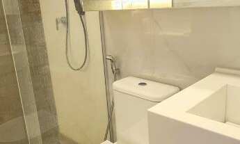 Imagem: Apartamento todo montado, com banheiro revestido