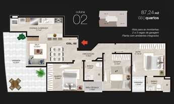 Imagem 2: Apartamento 3 quartos à venda na Praia do Morro com lazer completo e conceito luxo - Guara