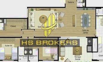 Imagem 2: Apartamento com 3 suítes à venda