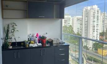 Imagem 4: Apartamento com 01 quarto mobiliado de 41m no Brooklin