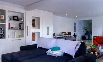 Imagem 5: Apartamento à venda e para locação, com 140m², 2 dormitórios/suites, 3 banheiros, 1 lavabo