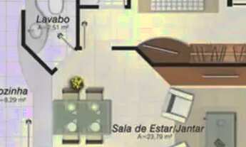 Imagem 3: DANIEL PEREIRA IMOB VENDE:Apt no Ed Sonata Residence. 1 suíte, ampla,sacada.1 vg VENDA R$6