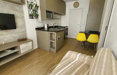 Imagem 6: Locação de Apartamento Mobiliado, 1 Quarto e 1 vaga no Edifício Easy Life Iguaçu