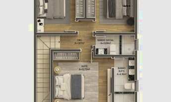 Imagem 7: Casa com 3 dormitórios à venda, 176 m² por R$ 890.000 - Praia do Siriú - Garopaba/Santa Ca