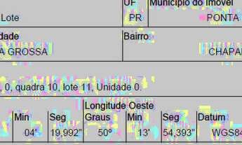 Imagem 1: PONTA GROSSA - CHAPADA - Oportunidade Única em PONTA GROSSA - PR | Tipo: Terreno