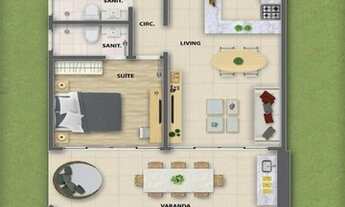 Imagem 5: Lançamento Residencial Santorini Imbassaí, 2 suítes, varanda gourmet, jardim, 2 vagas, inf