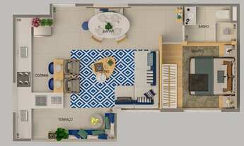 Imagem 4: Apartamento em construção em Bethaville#. viva em ferias todos os dias apto, 45 e 52m² 45