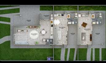 Imagem 5: Sobrado Geminado para Venda em Palhoça, Pinheira, 3 dormitórios, 1 suíte, 3 banheiros, 2 v