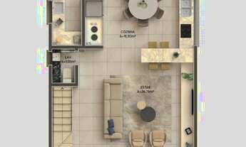 Imagem 6: Casa com 3 dormitórios à venda, 176 m² por R$ 890.000 - Praia do Siriú - Garopaba/Santa Ca