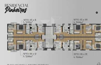 Imagem 3: Apartamento, face norte próximo da Avenida Irai com 70 m², contendo 3 quartos sendo 1 suít
