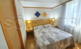 Imagem 4: Flat no Paulista Classic com 1 dorm e 1 vaga de garagem nos Jardins, disponível para locaç