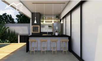 Imagem 6: Casa em conceito moderno com 3 suítes, escritório e piscina no Condomínio de Alto Padrão J