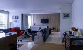 Imagem 2: Apartamento à venda e para locação, com 140m², 2 dormitórios/suites, 3 banheiros, 1 lavabo