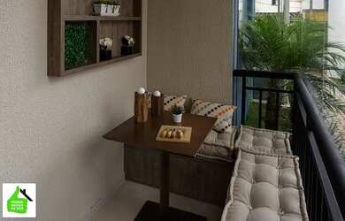 Imagem 6: Cobiçado Apartamento 02 Aconchegantes Dormitórios + Suíte + Incrível Varanda + 01 Vaga Gar