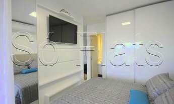 Imagem 7: Flat de luxo na Juscelino Kubitschek disponível para locação próximo ao Shopping Iguatemi