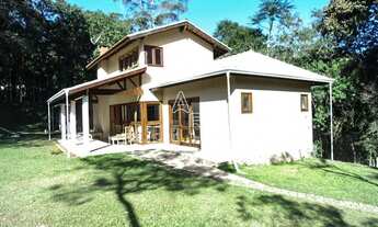 Imagem 1: Casa tipo Chacara isolada de esquina uso como térrea em condomínio fechado Embu das Artes