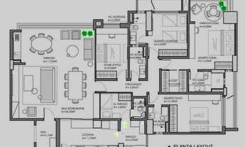 Imagem 4: Vendo apart. spring park.documentaçao perfeita . mobiliado. 13 andar .5 suítes