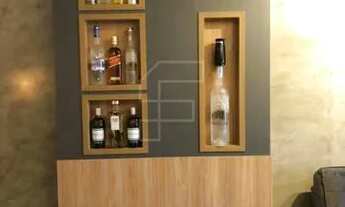 Imagem 3: Apartamento semi-mobiliado 02 dormitórios, 01 suíte, sala ampla, sacada envidraçada vista