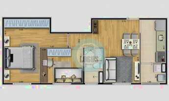 Imagem 2: Apartamento com 2 dormitórios à venda, 47 m² por R$ 303.800,00 - Paulicéia - São Bernardo